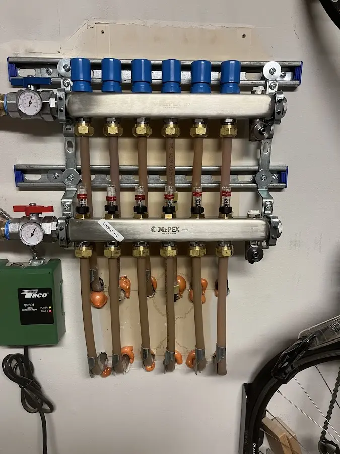 Plumber performing Leak Detection at a residential property in Kittanning